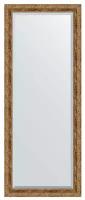 Зеркало напольное с фацетом EVOFORM в багетной раме виньетка античная бронза, 80х200 см, для гостиной, прихожей, спальни и ванной комнаты, BY 6114