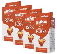 Кофе молотый Lavazza Qualità Rossa вакуумная упаковка, 250 г, вакуумная упаковка, 4 уп