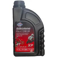 Моторное масло для двигателей мотоциклов SILKOLENE PRO 4 XP 15W-50, 1л