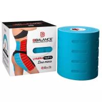 Перфорированный тейп для тела BB LYMPH TAPE™ 7,5 см × 5 м голубой (BBALANCE- Южная Корея)