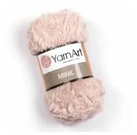 Пряжа меховая YarnArt Mink (Ярнарт Минк) 1 шт цвет 331, Нитки для вязания под мех, 50г, 75м, 100% полиамид, искусственный мех