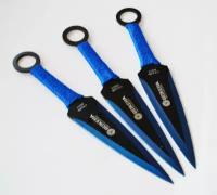 Метательные ножи BOKER (синие), набор 3 шт