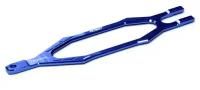 Фиксатор аккумулятора (синий) для Traxxas 1/10 Slash 4X4 и Slash 2WD Integy T8588BLUE