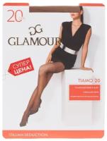 Колготки классические Glamour Tiamo 20, набор (4 шт.), размер III, daino (бежевый)