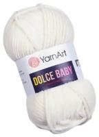 Пряжа YarnArt Dolce Baby молочный (745), 100%микрополиэстер, 85м, 50г, 1шт