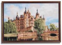 Гобелен картина интерьерная Магазин гобеленов "Замок на берегу озера" 75*107 см