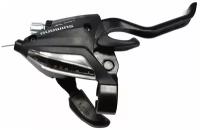 Шифтер/тормозная ручка Shimano Altus ST-EF500-7R-2A правая, 7скоростей, 2 пальца, чёрная