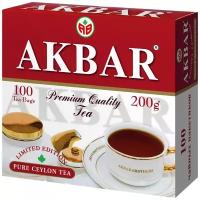 Чай черный Akbar 100 Years Limited Edition в пакетиках, 100 пак