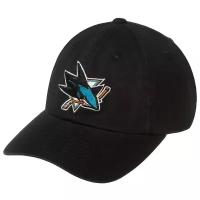 Бейсболка AMERICAN NEEDLE арт. 40742A-SJS San Jose Sharks Blue Line NHL (черный)