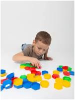 Мозаика для детей с крупными элементами "Малыш", тип 1 (60 фишек), фабрика игрушек ЭРА