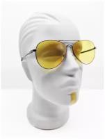 Для водителей желтые авиаторы готовые очки для зрения с UV защитой +2.00