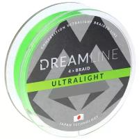 Плетеный шнур Mikado DREAMLINE Ultralight 0.047 fluo green (150 м) 3.87 кг. ZDL000FG-150-0047