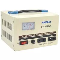 Стабилизатор напряжения ANDELI SVC-500VA(указатель) 150-250В