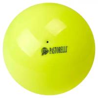 Мяч для художественной гимнастики PASTORELLI New Generation, 18 см, желтый 00014