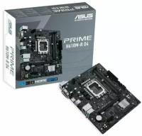 Материнская плата mATX ASUS PRIME H610M-R D4-SI 90MB1B40-M0ECY0 (LGA1700, H610, 2*DDR4(3200), 4*SATA 6G, M.2, 2*PCIE, 5.1CH, Glan, 2*USB 3.2, D-Sub, D