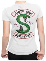 Футболка Dream Shirts Ривердэйл - South Side Serpents Женская белая