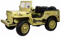 Детский полноприводный джип Toyland Jeep Willys YKE 4137 Army green