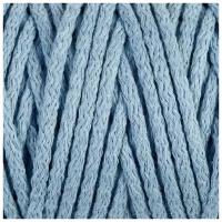 Шнур для вязания "Пухлый" 100% хлопок ширина 5мм 100м (голубой)