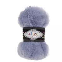 Пряжа Alize Mohair classic new 40 голубой