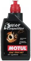 Масло трансмиссионное 75w140 motul 1л синтетика gear competition gl5