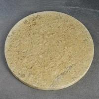 Пекарский камень для выпечки, вулканический круглый, 30 х 2 см, камень для пиццы