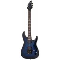 Schecter OMEN ELITE-6 See-Thru Blue Burst