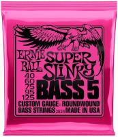 Набор струн Ernie Ball P02824 Super Slinky Bass, 1 уп