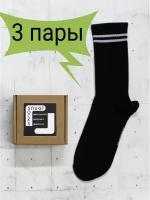 Носки SNUGSOCKS, 3 пары, размер 36-41, черный