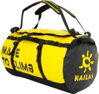 Сумка-баул Kailas KA2351011_13057, 120 л, 46х46х76 см, черный, желтый