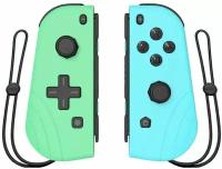 Joy - Con Геймпады с вибрацией беспроводные для Switch Nintendo 2 контроллера зеленый голубой