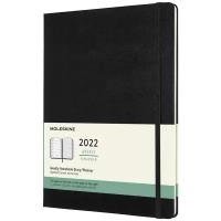 Moleskine DHB12WN4 CLASSIC WKNT XL 190х250мм 144стр еженедельник black