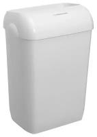 Корзина для мусора пластиковая KK Aquarius 43л белая 2 шт 6993