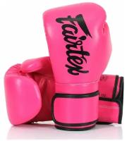 Боксерские перчатки Fairtex BGV14 розовые 14 унций