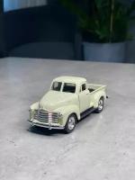 Металлическая машинка Welly CHEVROLET 3100 PICK UP Шевроле Пикап, инерционная, цвет Белый