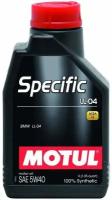 Моторное масло Motul Specific BMW LL-04 SAE 5W40 1л