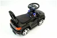 Детский толокар Mercedes-Benz GL63 (A888AA) черный (RiverToys)
