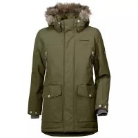 Куртка Didriksons зимняя, мембрана, водонепроницаемость, отделка мехом, капюшон, карманы, подкладка