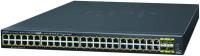 IPv6/IPv4, 48-Port Managed 802.3at POE+ Gigabit Ethernet Switch + 4-Port 100/1000X SFP (440W)