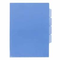 Папка-уголок inформат (А4, 150мкм, пластик) синий