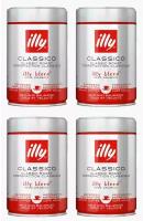 Illy Кофе молотый ILLY Espresso средняя обжарка 250 г, 4 шт