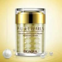 BIOAQUA Увлажняющий крем для лица с натуральной жемчужной пудрой Pure Pearls