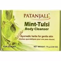 Туалетное мыло для тела PATANJALI мята и тулси, 75 г