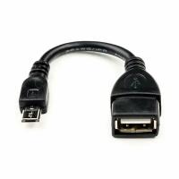 Переходник/адаптер Atcom USB - microUSB OTG (AT3792), 0.1 м, черный