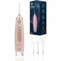 Ирригатор CS Medica AquaPulsar CS-3 портативный, розовый