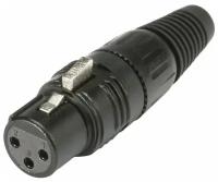 Разъем XLR (Мама) HI-CON HI-X3CF-B