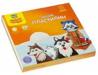 Пластилин 12 цветов "Мульти-пульти", "Енот на Аляске", стек, картонная упаковка, 180 г