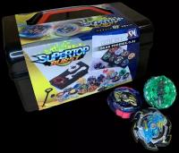 Набор Бейблейд в боксе с 12 волчками. Beyblade Dead phoenix