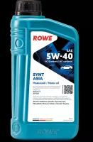 Cинтетическое моторное масло hightec synt asia sae 5w-40 1л. Rowe 20246001099