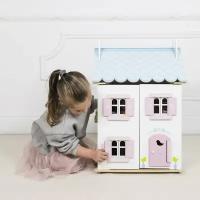 Кукольный домик с большим набором мебели Синяя птица, Le Toy Van