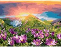 Картина по номерам Весна в горах 40х50 см